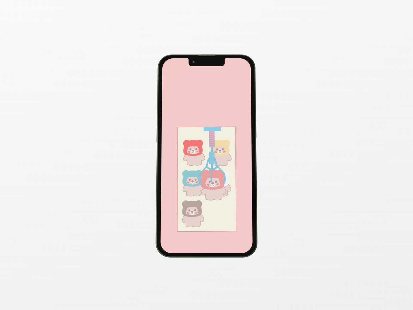 Plushy Bears Phone Wallpaper
