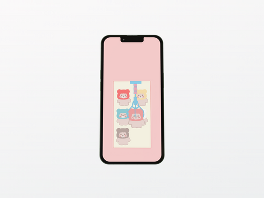Plushy Bears Phone Wallpaper